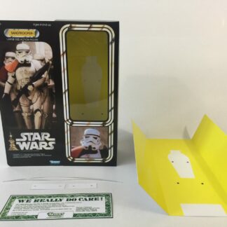 Custom Vintage Star Wars 12" Sandtrooper box and inserts