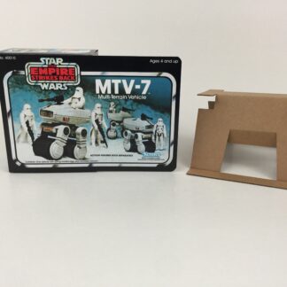 Replacement Vintage Star Wars The Empire Strikes Back MTV-7 mini rig box and inserts 3-back 5-back
