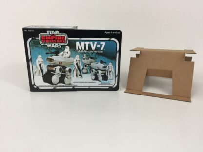 Replacement Vintage Star Wars The Empire Strikes Back MTV-7 mini rig box and inserts 3-back 5-back
