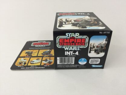 Replacement Vintage Star Wars The Empire Strikes Back INT-4 mini rig box and inserts 5-back