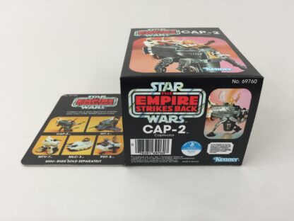 Replacement Vintage Star Wars The Empire Strikes Back CAP-2 mini rig box and inserts 5-back