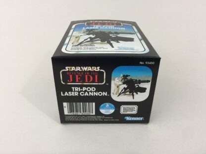 Reproduction Vintage Star Wars Revenge Of The Jedi Tri-pod Laser Cannon mini rig box and inserts