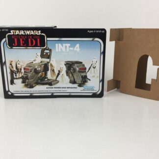 Reproduction Vintage Star Wars Revenge Of The Jedi INT-4 mini rig box and inserts