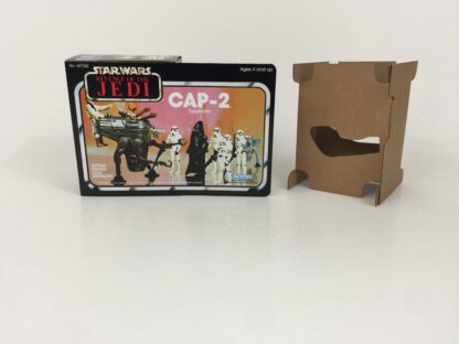 Reproduction Vintage Star Wars Revenge Of The Jedi CAP-2 mini rig box and inserts