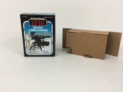 Replacement Vintage Star Wars The Return Of The Jedi Tri-Pod Laser Cannon mini rig box and inserts