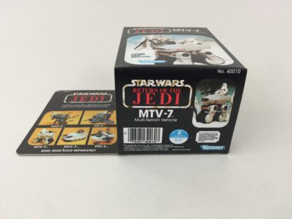 Replacement Vintage Star Wars The Return Of The Jedi MTV-7 mini rig box and inserts