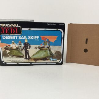 Replacement Vintage Star Wars The Return Of The Jedi Desert Sail Skiff mini rig box and inserts