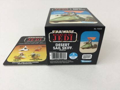 Replacement Vintage Star Wars The Return Of The Jedi Desert Sail Skiff mini rig box and inserts