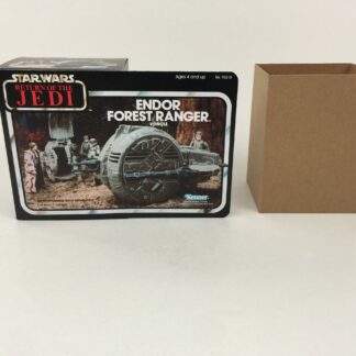 Replacement Vintage Star Wars The Return Of The Jedi Endor Forest Ranger mini rig box and inserts