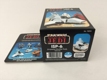 Replacement Vintage Star Wars The Return Of The Jedi ISP-6 mini rig box and inserts