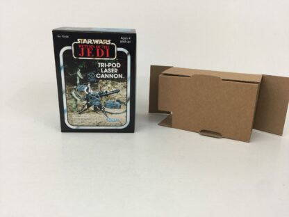 Reproduction Prototype Vintage Star Wars The Return Of The Jedi Tri-Pod Laser Cannon mini rig box and inserts