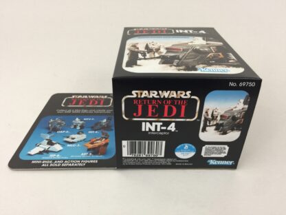 Reproduction Prototype Vintage Star Wars The Return Of The Jedi INT-4 mini rig box and inserts