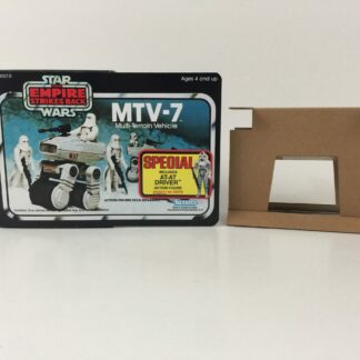Replacement Vintage Star Wars The Empire Strikes Back MTV-7 mini rig box and inserts 3-back Special Offer sticker type 1