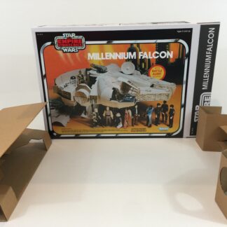 Replacement Vintage Star Wars The Empire Strikes Back Millennium Falcon box and inserts Cloud City version