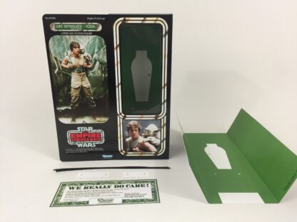 Custom Vintage Star Wars The Empire Strikes Back 12" Luke Skywalker and Yoda Dagobah box and inserts