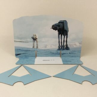 Custom Vintage Star Wars The Empire Strikes Back AT-AT scene 3 backdrop and supports