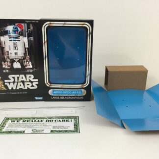 Custom Vintage Star Wars 12" R2-D2 Death Star box and inserts modern version