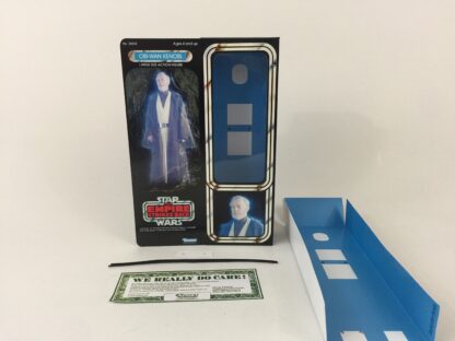 Custom Vintage Star Wars The Empire Strikes Back 12" Obi-Wan Kenobi Ghost box and inserts