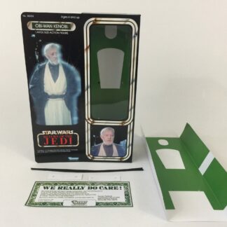 Custom Vintage Star Wars The Return Of The Jedi 12" Obi-Wan Kenobi Ghost box and inserts for the modern figure