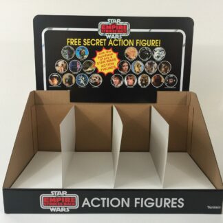 Reproduction Vintage Star Wars The Empire Strikes Back Prototype Free Secret Figure display header and bin