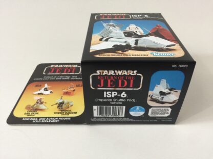 Replacement Vintage Star Wars The Return Of The Jedi ISP-6 mini rig 4-back box and inserts