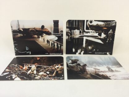 Replacement Vintage Star Wars Display Arena double sided backdrops x 4