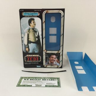 Custom Vintage Star Wars The Return Of The Jedi 12" Generl Lando Calrissian box and inserts