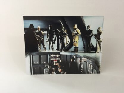 Vintage Star Wars Bounty Hunters custom backdrop to fit Ikea Detolf display cabinet