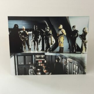 Vintage Star Wars Bounty Hunters custom backdrop to fit Ikea Detolf display cabinet