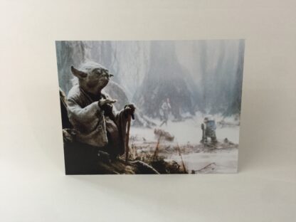 Vintage Star Wars Yoda Dagobah custom backdrop to fit Ikea Detolf display cabinet