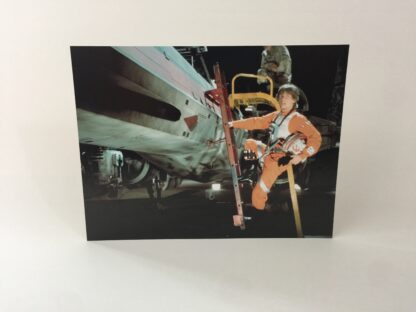 Vintage Star Wars Luke Skywalker X-wing custom backdrop to fit Ikea Detolf display cabinet