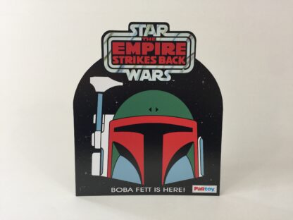 Custom Vintage Star Wars The Empire Strikes Palitoy Boba Fett bounty Hunter Log shop / store counter display 12" X 10.25"