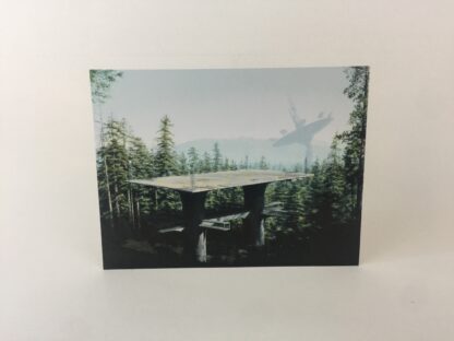 Vintage Star Wars Endor Forest Landing Pad custom backdrop to fit Ikea Detolf display cabinet