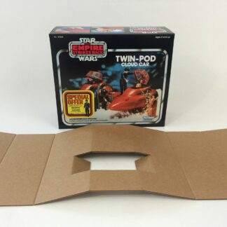 Replacement Vintage Star Wars The Empire Strikes Back Kenner Cloud Car Special Offer box and inserts