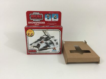 Replacement Vintage Star Wars Micro Collection Snowspeeder box and inserts
