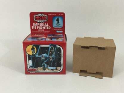 Replacement Vintage Star Wars Micro Collection Tie Fighter box and inserts