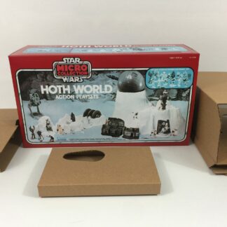 Replacement Vintage Star Wars Micro Collection Hoth World box and inserts