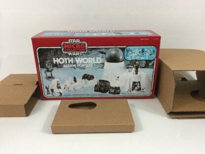 Replacement Vintage Star Wars Micro Collection Hoth World box and inserts