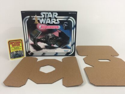 Replacement Vintage Star Wars Kenner Darth Vader Tie Fighter Special Offer box and inserts