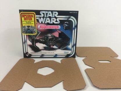 Replacement Vintage Star Wars Kenner Darth Vader Tie Fighter Special Offer box and inserts