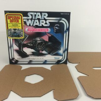 Replacement Vintage Star Wars Kenner Darth Vader Tie Fighter Special Offer box and inserts