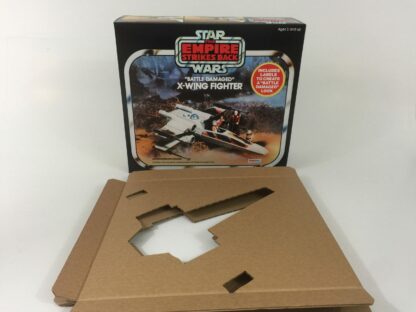 Replacement Vintage Star Wars the Empire Strikes Back Palitoy Battle Damaged X-Wing box and inserts