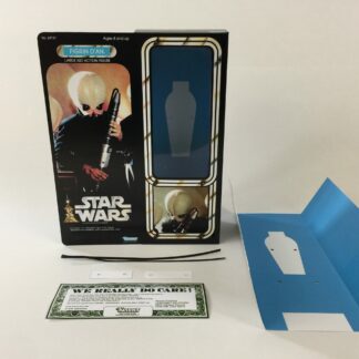 Custom Vintage Star Wars 12" Doikk Na'ts Cantina Band Member box and inserts