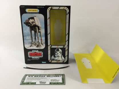 Custom Vintage Star Wars The Empire Strikes Back 12" At-AT Driver box and inserts