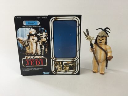 Custom Vintage Star Wars The Return Of The Jedi 12" Logray Ewok box and inserts - Image 8