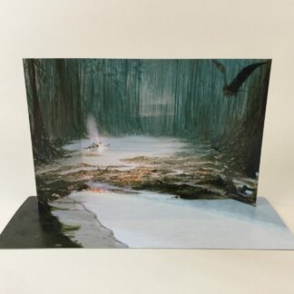 Vintage Star Wars Dagobah custom backdrop display