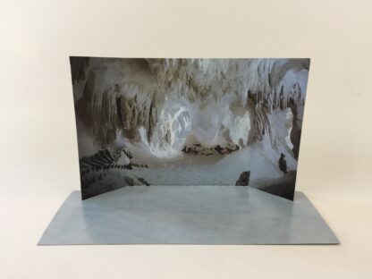 Vintage Star Wars The Empire Strikes Back Hoth Wampa Cave custom backdrop display