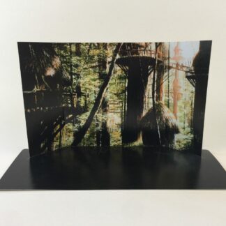 Vintage Star Wars The Return Of The Jedi Ewok Village custom backdrop display