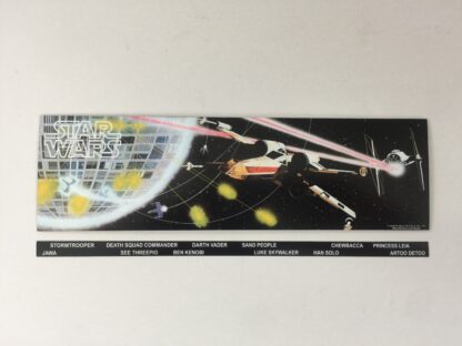 Vintage Star Wars Custom backdrop and sticker reduced for lego mini figures