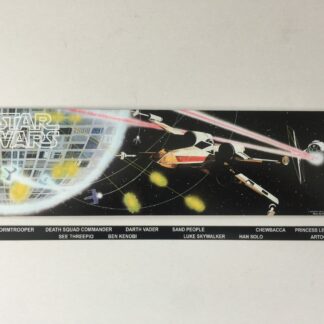 Vintage Star Wars Custom backdrop and sticker reduced for lego mini figures